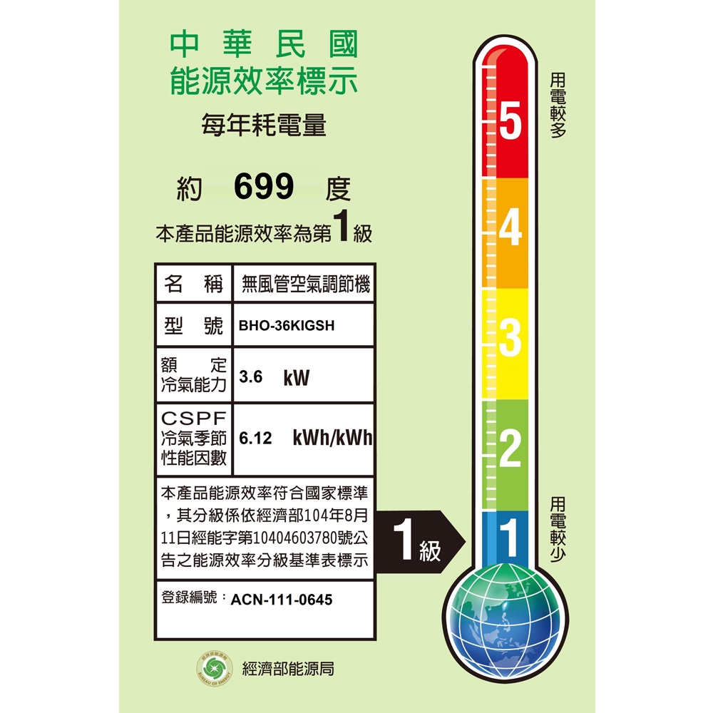 HAWRIN Inverter Cooling & Heating Split Air Conditioner BHO-36KIGSH / BHI-36KIGSH, , large