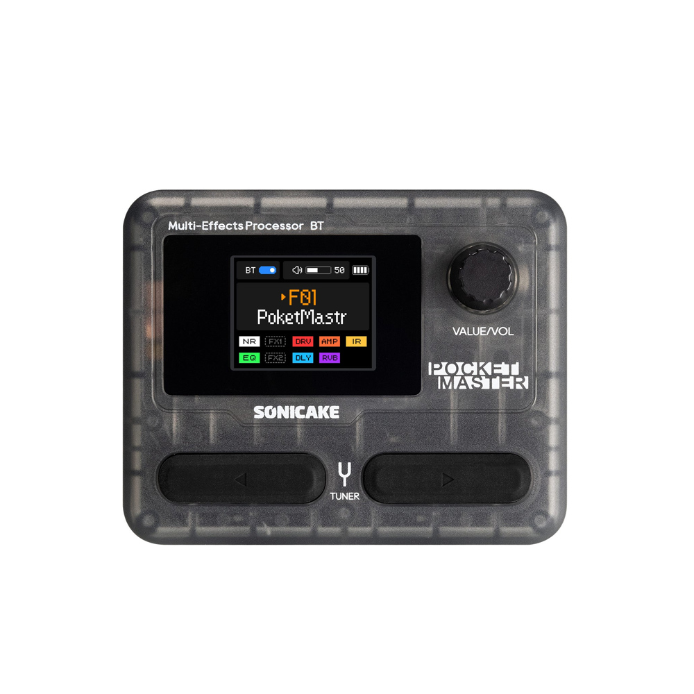 Sonicake Pocket Master 迷你綜合效果器 透黑【敦煌樂器】, , large