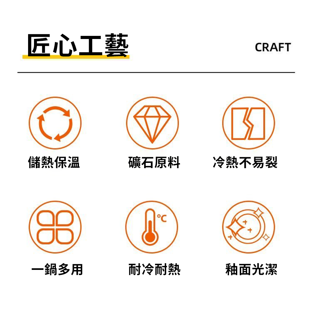 【CITY STAR】大容量耐熱陶瓷砂鍋-6400ml, , large