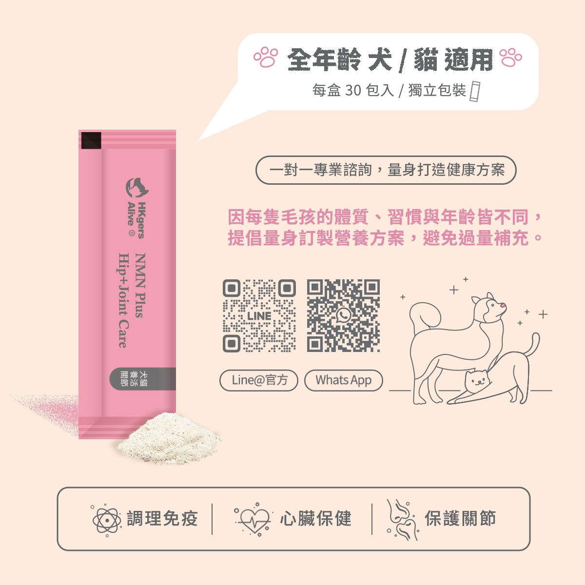 ［HKger.Alive］NMN plus+Green Lipped Mussel Support Formula, , large