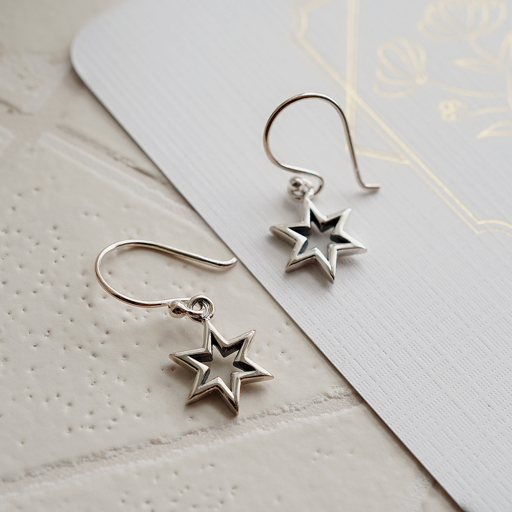 Under the Stars Sterling Silver Earrings, , large