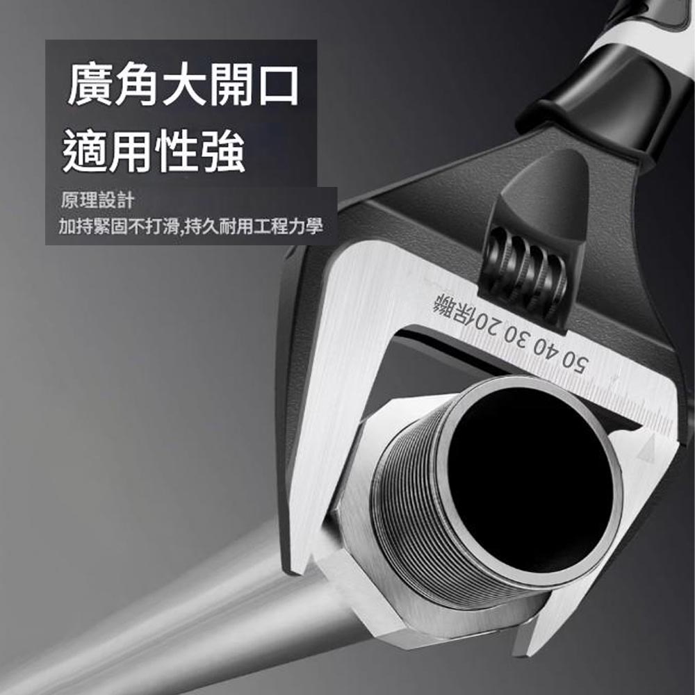 精密10吋大開口活動板手, , large