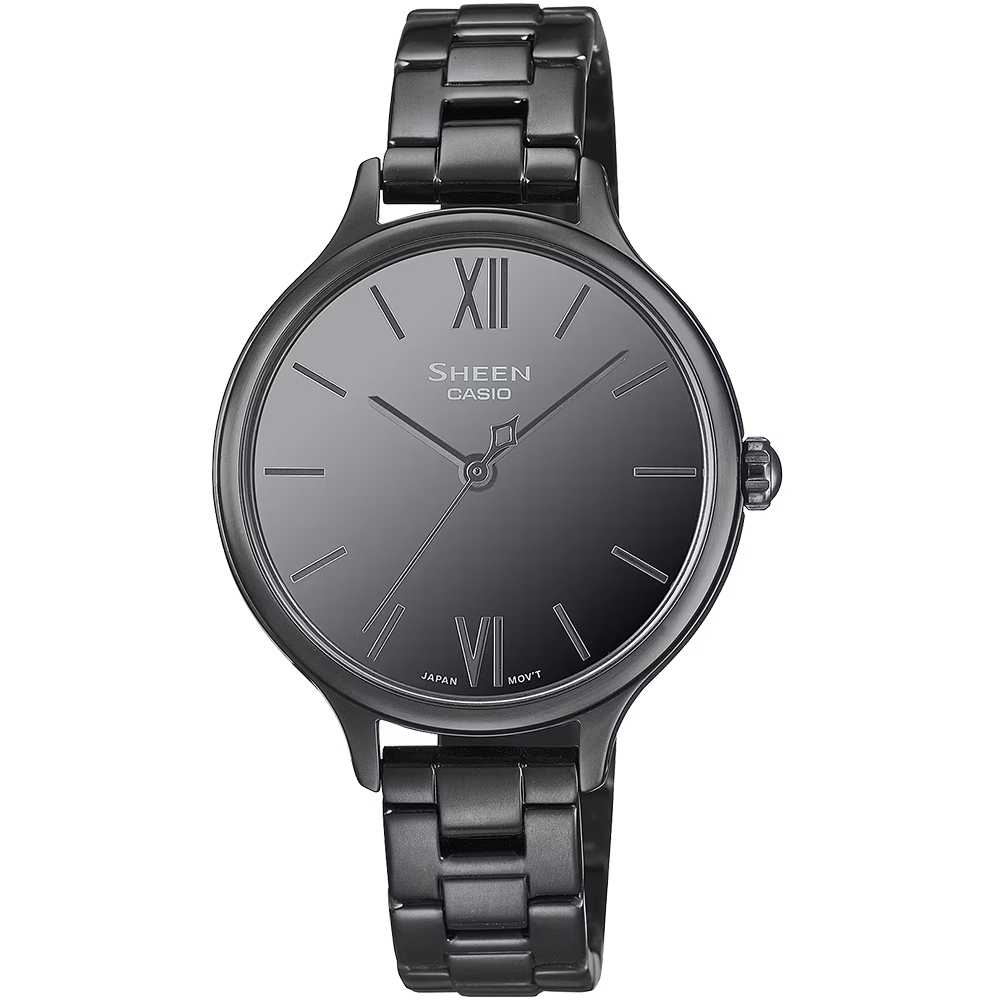 CASIO 卡西歐 SHEEN 鏡面拋光女錶 SHE-4560BD-1A