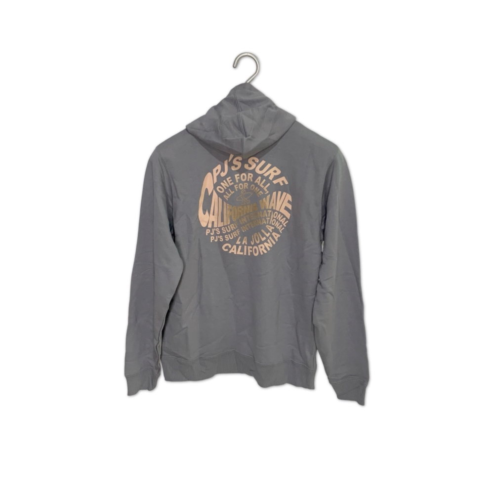  Gray personalized printed hooded jacket, , large