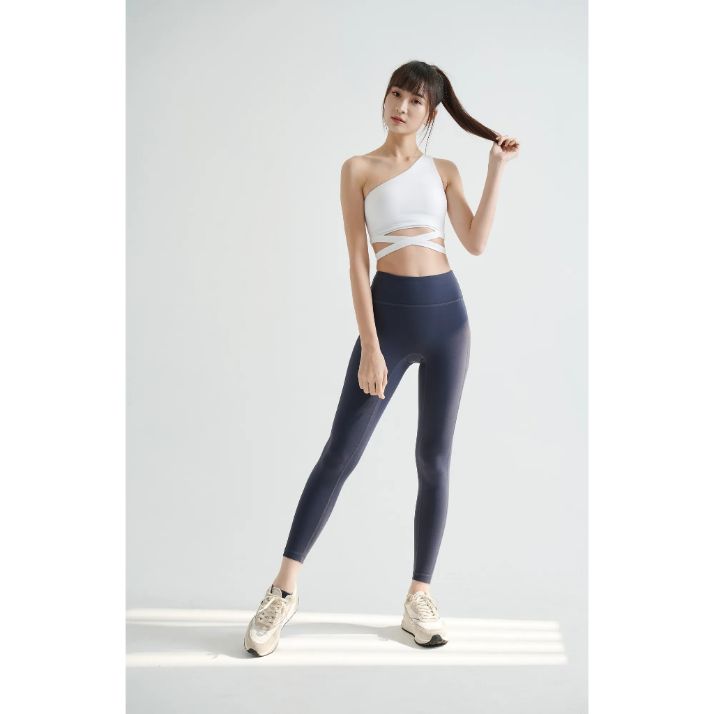 YOGA FLOW Slim Pants - 3D剪裁修身九分褲 - 宇宙灰 Dark Grey, , large