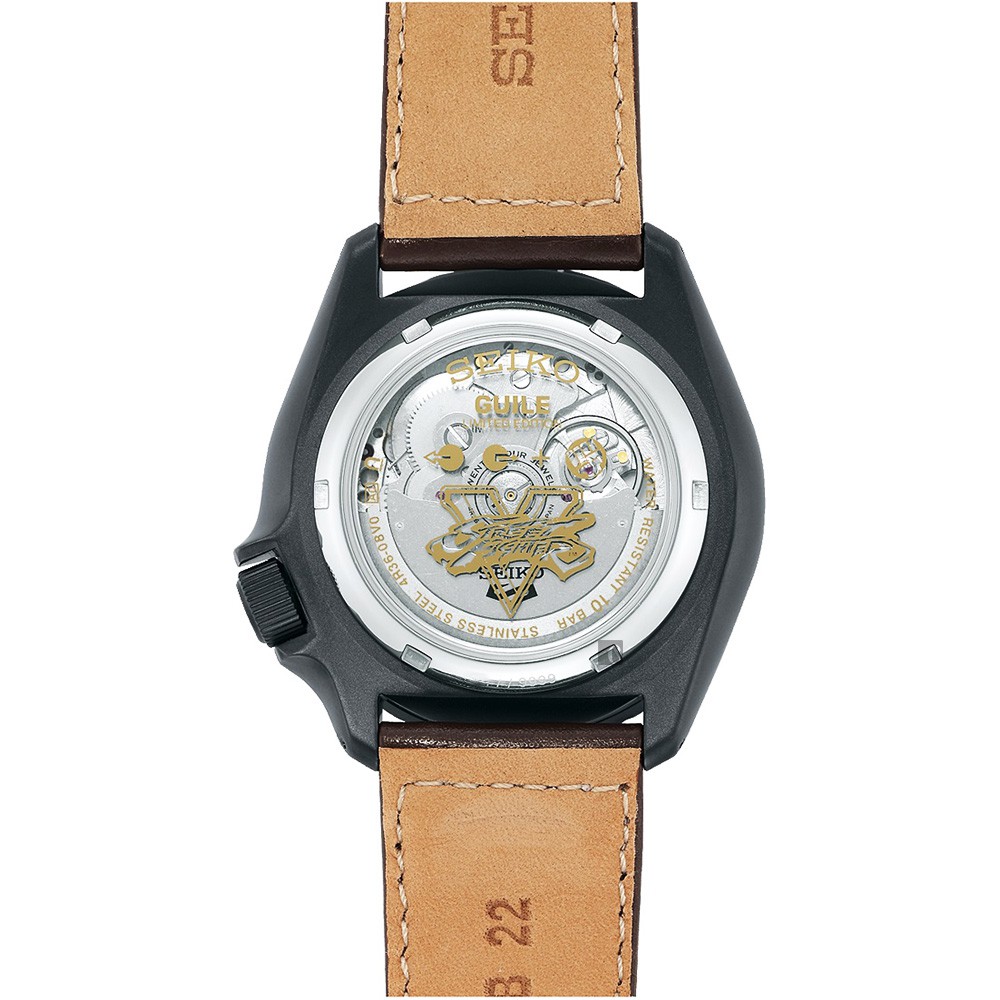 SEIKO 精工 5 Sports x 快打旋風 蓋爾 聯名限量機械錶(SRPF21K1)-42.5mm, , large