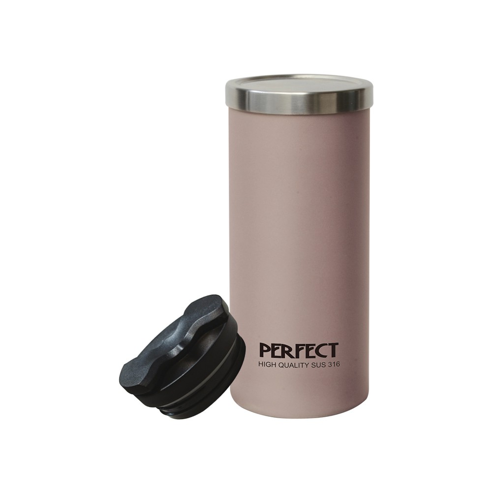PERFECT 理想牌 極緻316不鏽鋼真空雙蓋咖啡杯直飲杯 玫瑰金580cc-Leidea樂德兒, , large