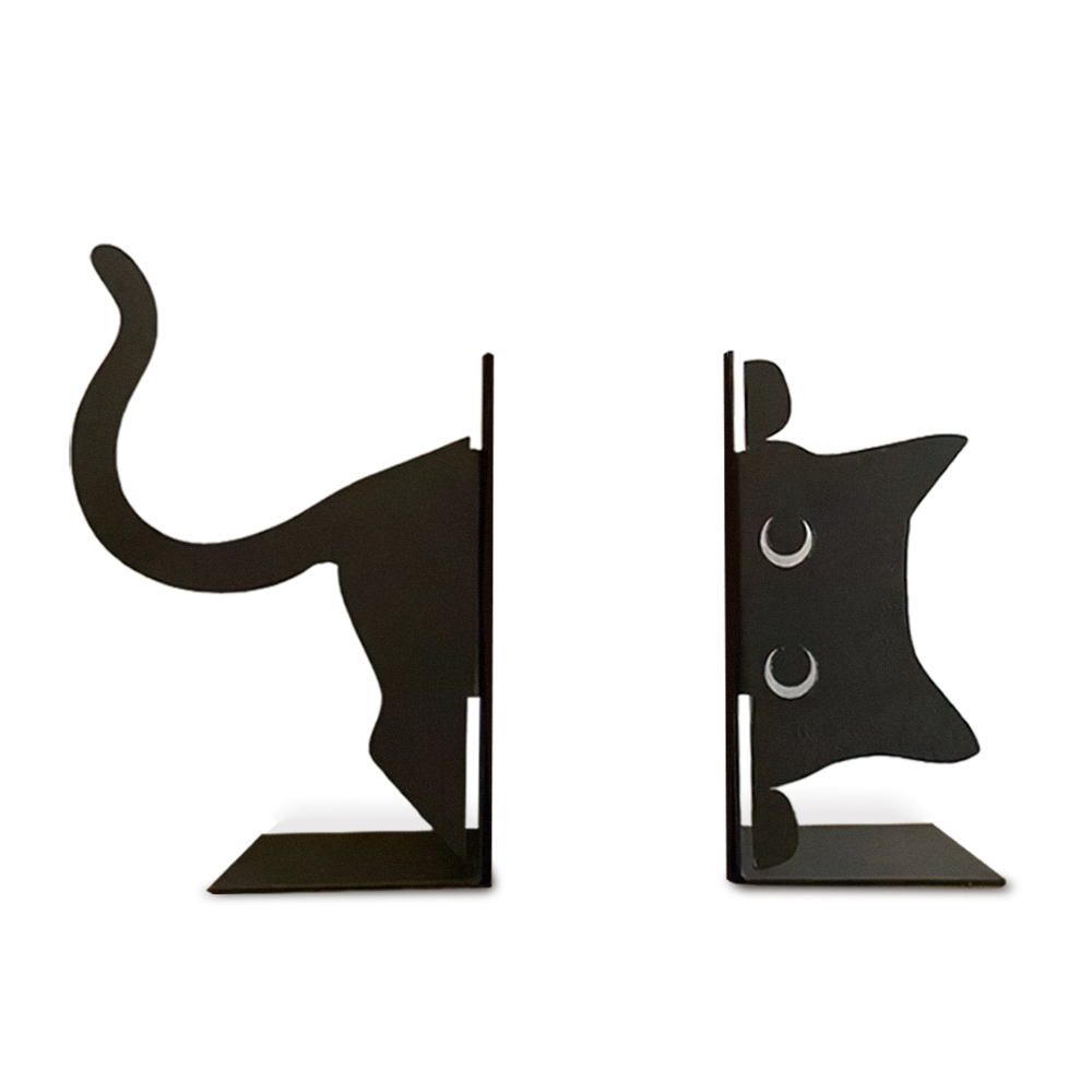 peeking-cat-bookend-black, , large