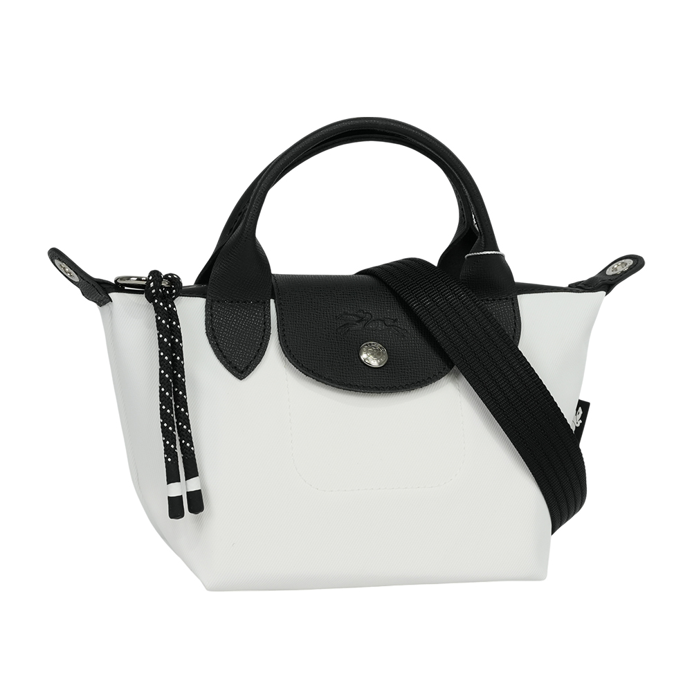 LONGCHAMP LE PLIAGE ENERGY 迷你再生帆布二用包/白色, , large