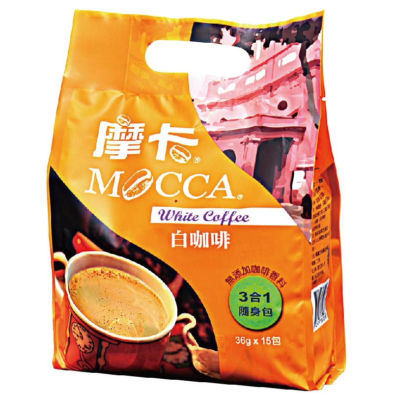 摩卡三合一白咖啡, , large