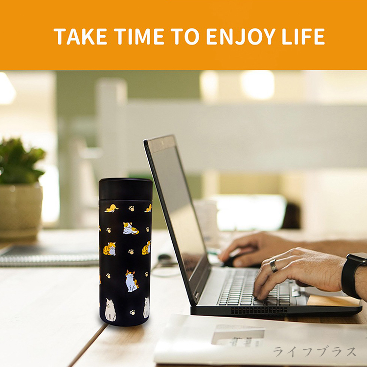 CLARE 316陶瓷全鋼保溫杯-660ml-神氣貓/福氣狗-1支, , large