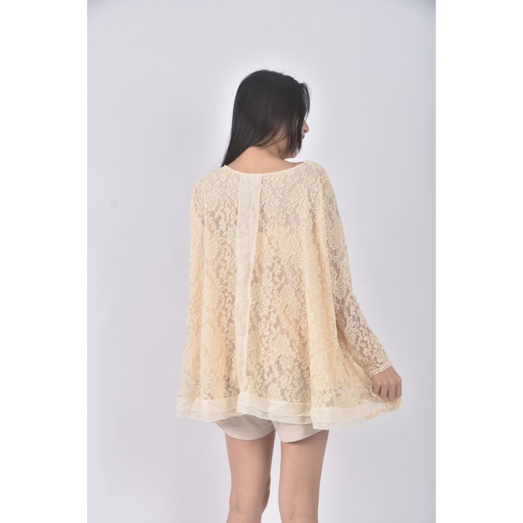 (XL) 質感杏色長袖上衣二手衣, , large