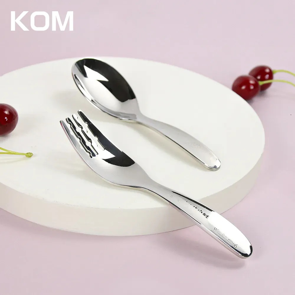 【KOM】童趣316不鏽鋼兒童湯匙叉子套組 多款任選, , large
