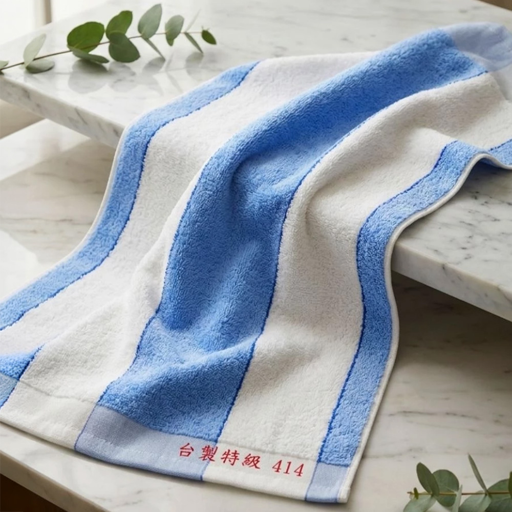[Kaimei Cotton Industry] 12 in the group, random and excellent, MIT made in Taiwan, 32 taels of special traditional 414 towels, retro two-color towels ~ hot sale, , large