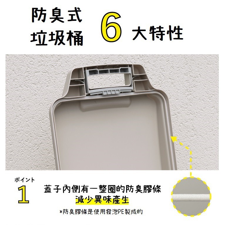 【this-this】日本RISU｜H&H 戶外型大容量連結式防臭垃圾桶 70L, , large