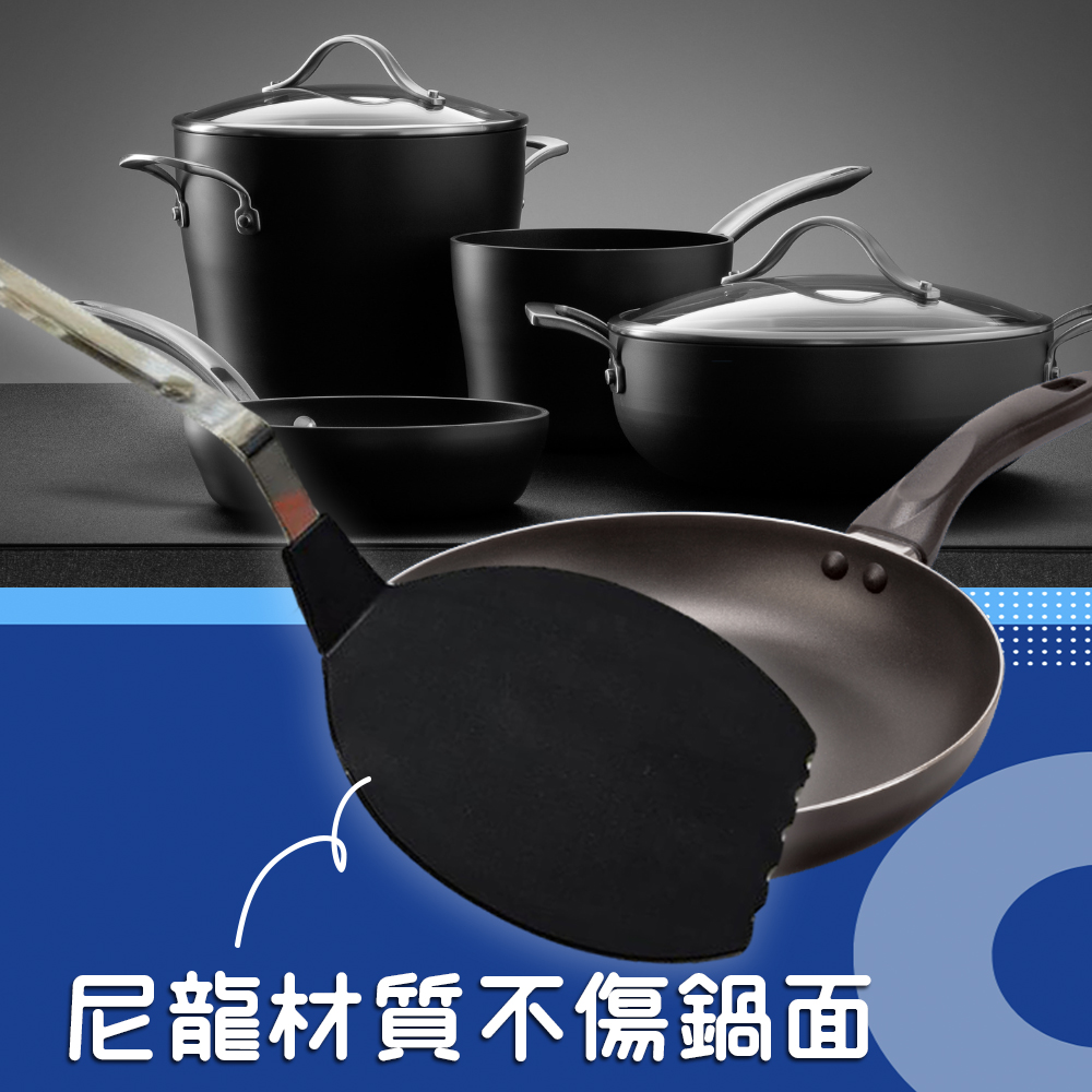 金德恩 GS MALL 台灣製造 大面積不沾大鍋鏟 炒菜鏟 煎鏟 煎匙 平底鍋鏟 鍋鏟 不沾鏟 料理鏟 廚房鍋鏟 蛋鏟 鏟子, , large