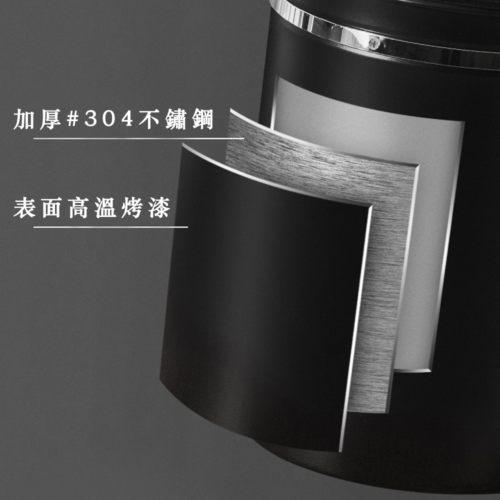 【GlassKing】GK-900L 不鏽鋼密封罐 單向排氣閥 紀錄儲放日期 咖啡豆密封罐 儲豆罐 儲物罐 附不鏽鋼豆勺, , large