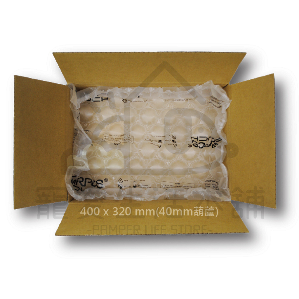 【寵愛生活本舖】再生料葫蘆膜（已充氣）一箱價格 40*32cm｜40*16cm 大葫蘆 氣泡紙 再生料包材 回收料, , large