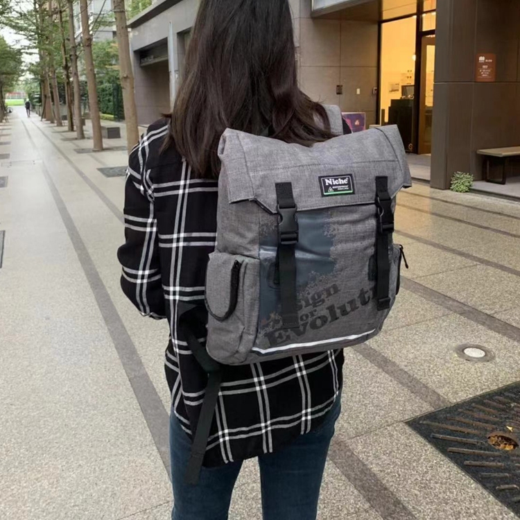 【Niche 樂奇】翻蓋防水後背包 機能防水背包 書包 N-5203, , large