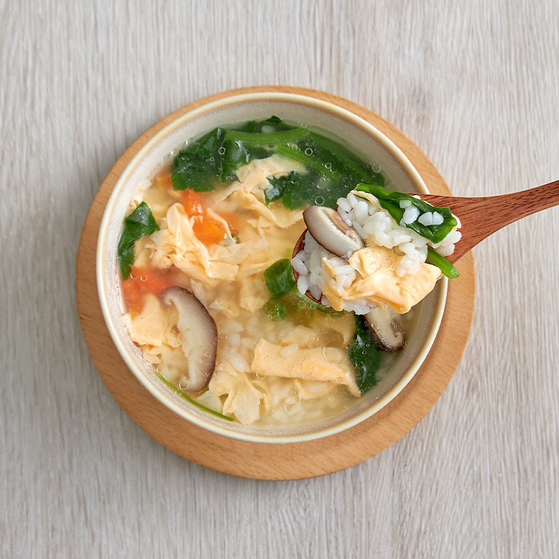 instant soup rice-Spinach Egg, , large