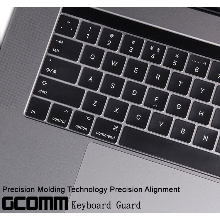 GCOMM Apple MacBook Pro Touch Bar 13吋/15吋 鍵盤保護膜 透明, , large