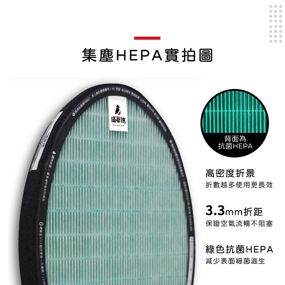 蟎著媽 適用 LG 大白 PS-W309WI AS401WWJ1 AS401WWL2 空氣清淨機 濾網, , large