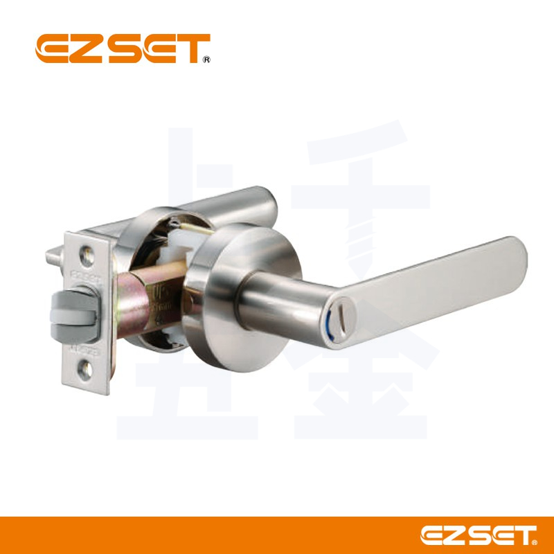 水平鎖【EZSET 東隆】門鎖 水平鎖 磨砂銀 JB10S00 JB10S30 日規水平鎖 專利靜音, , large