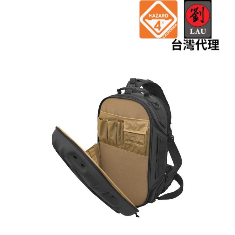 HAZARD 4 BS-PBS-BLK 硬殼單斜肩筆電包(黑), , large