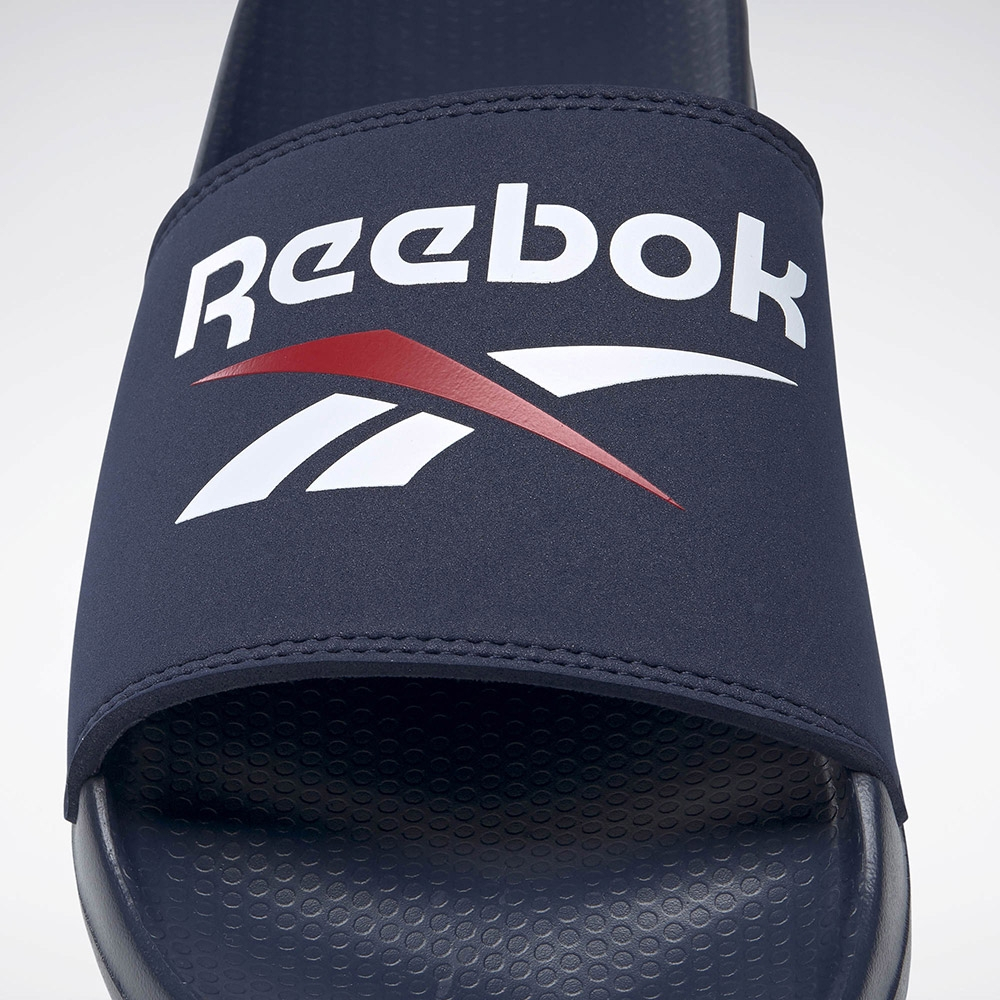 [秉宸] REEBOK FULGERE SLIDE 拖鞋 雨天拖鞋 涼拖鞋 舒適 深藍 100039176 23FW, , large