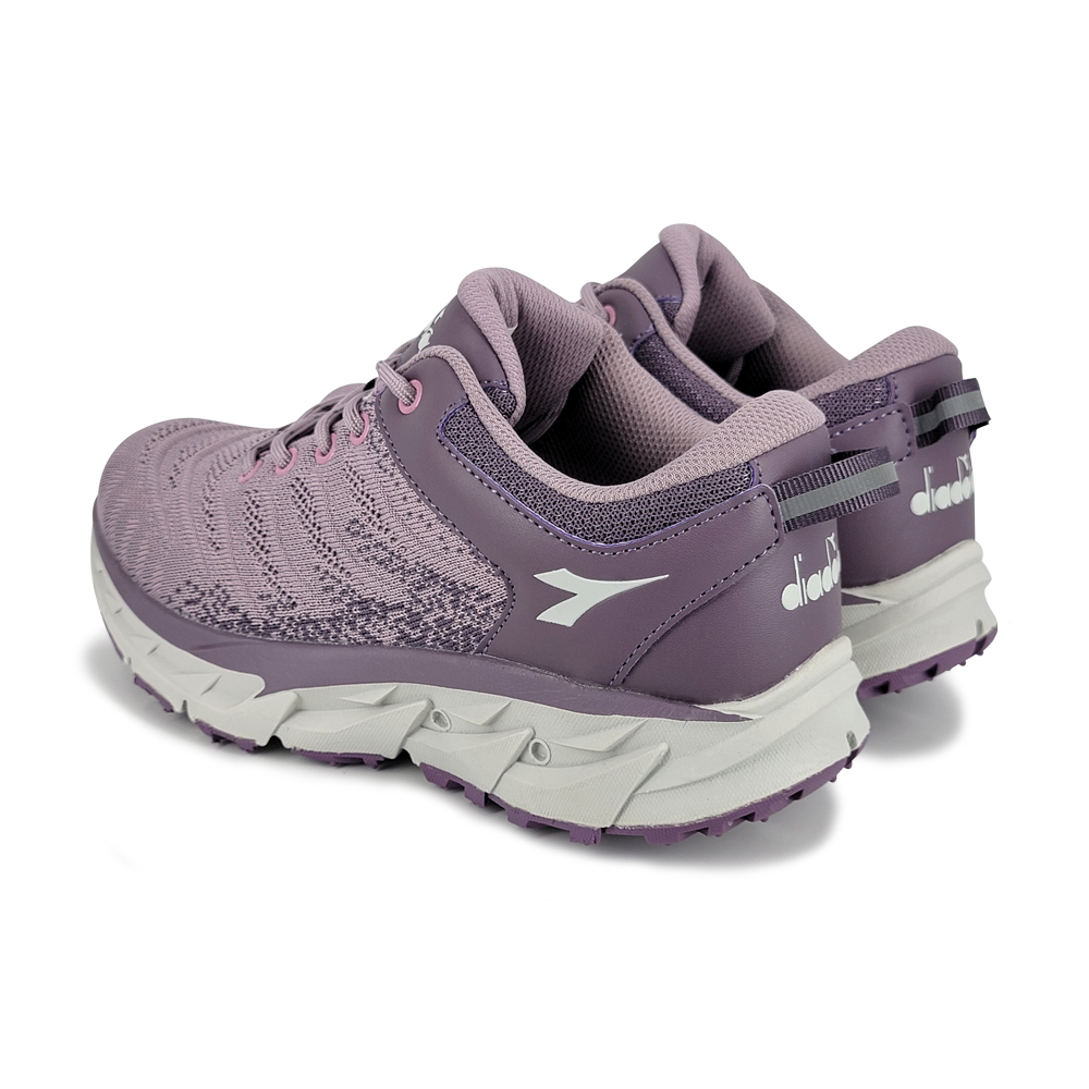 DIADORA迪亞多那 多功能越野女鞋 女運動鞋 登山鞋 輕量 透氣 針織 吸震 減壓 散熱 排濕 耐磨 止滑 紫 黑, , large