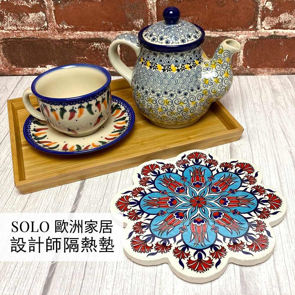 【SOLO歐洲家居】設計師隔熱墊 土耳其隔熱墊 陶瓷鍋墊 耐熱鍋墊 鍋墊 杯墊 12, , large