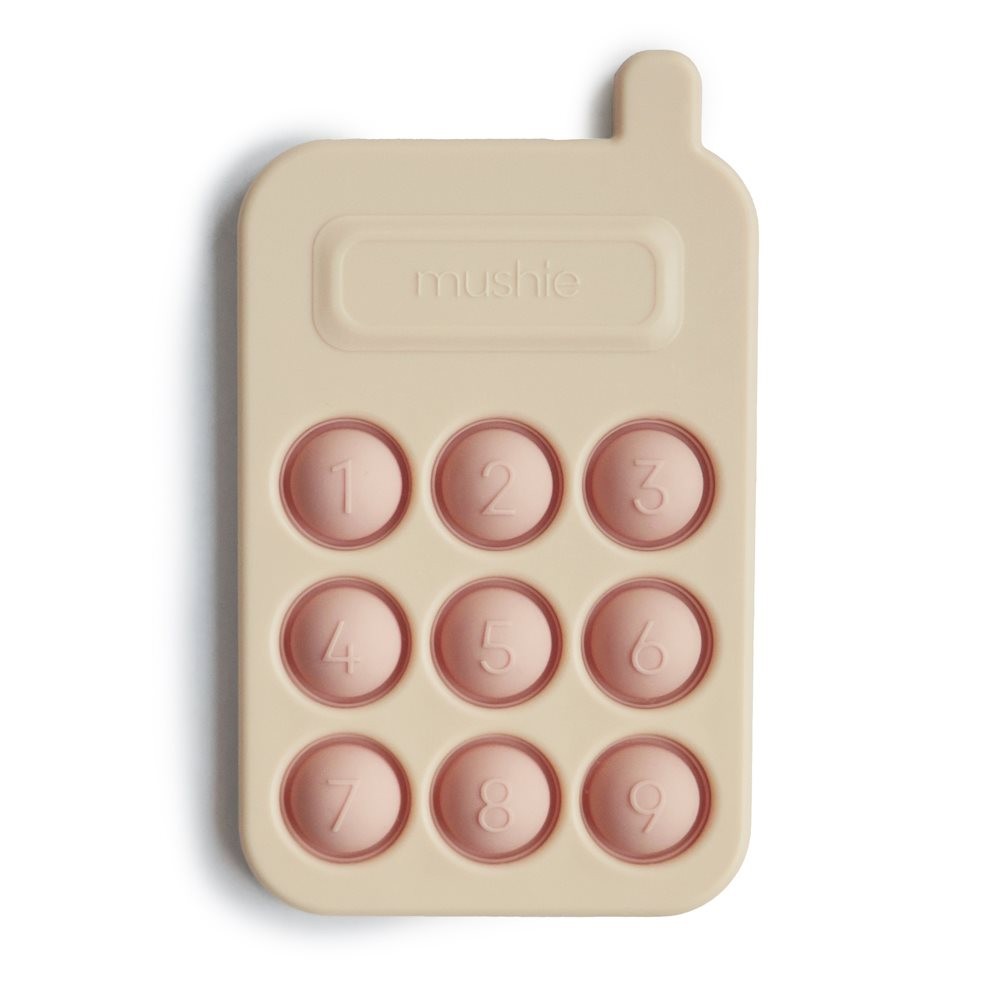 Mushie 按壓玩具 - 手機 Blush, , large