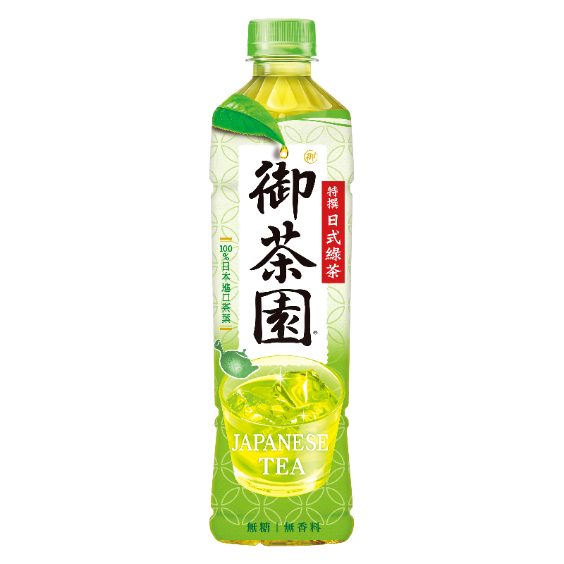 御茶園特撰日式綠茶(無糖) 550ml, , large