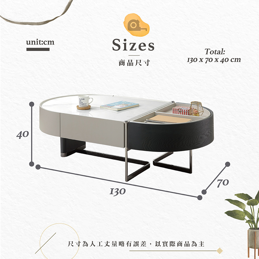 【Hampton 漢汀堡】泰勒琳石面大茶几, , large