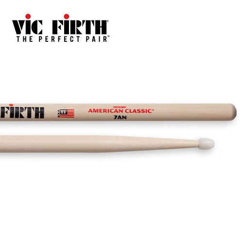 VIC FIRTH 7AN 尼龍頭胡桃木鼓棒【敦煌樂器】, , large