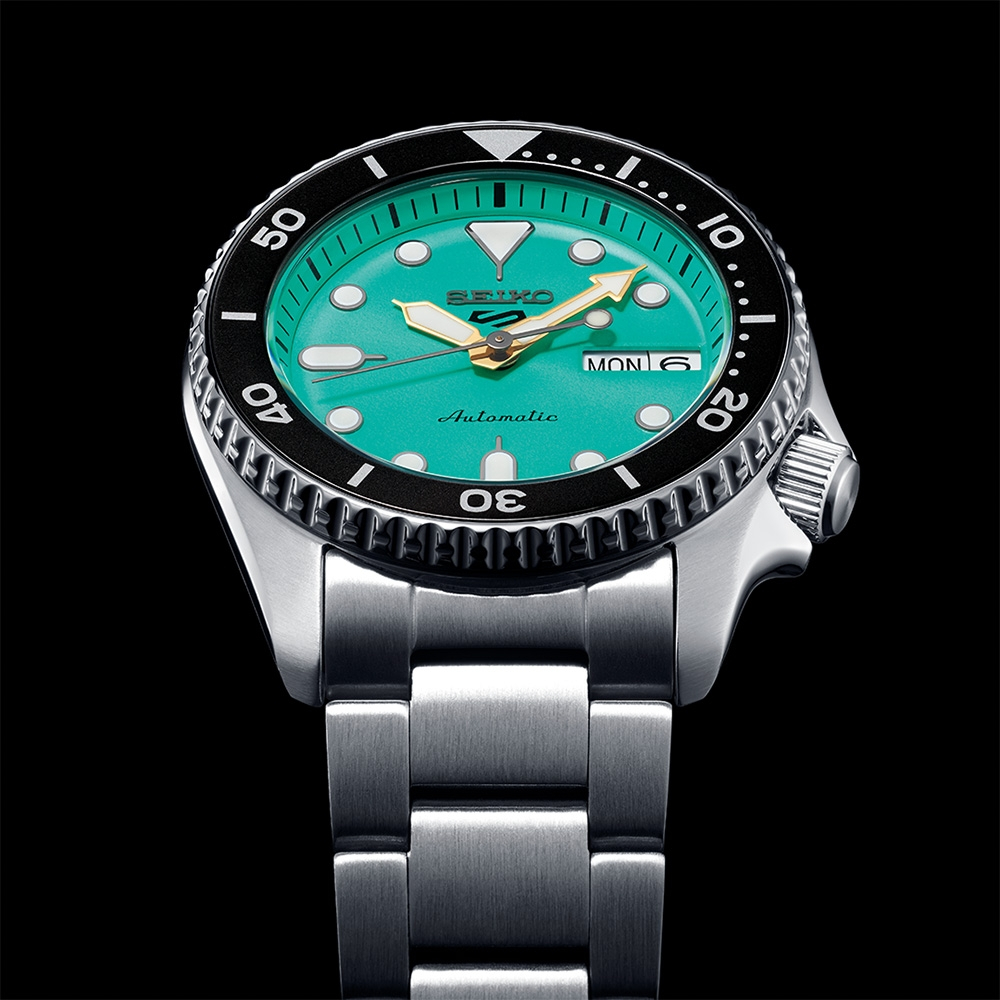 SEIKO 精工 5 Sports 系列機械錶-38mm 4R36-14B0G(SRPK33K1), , large