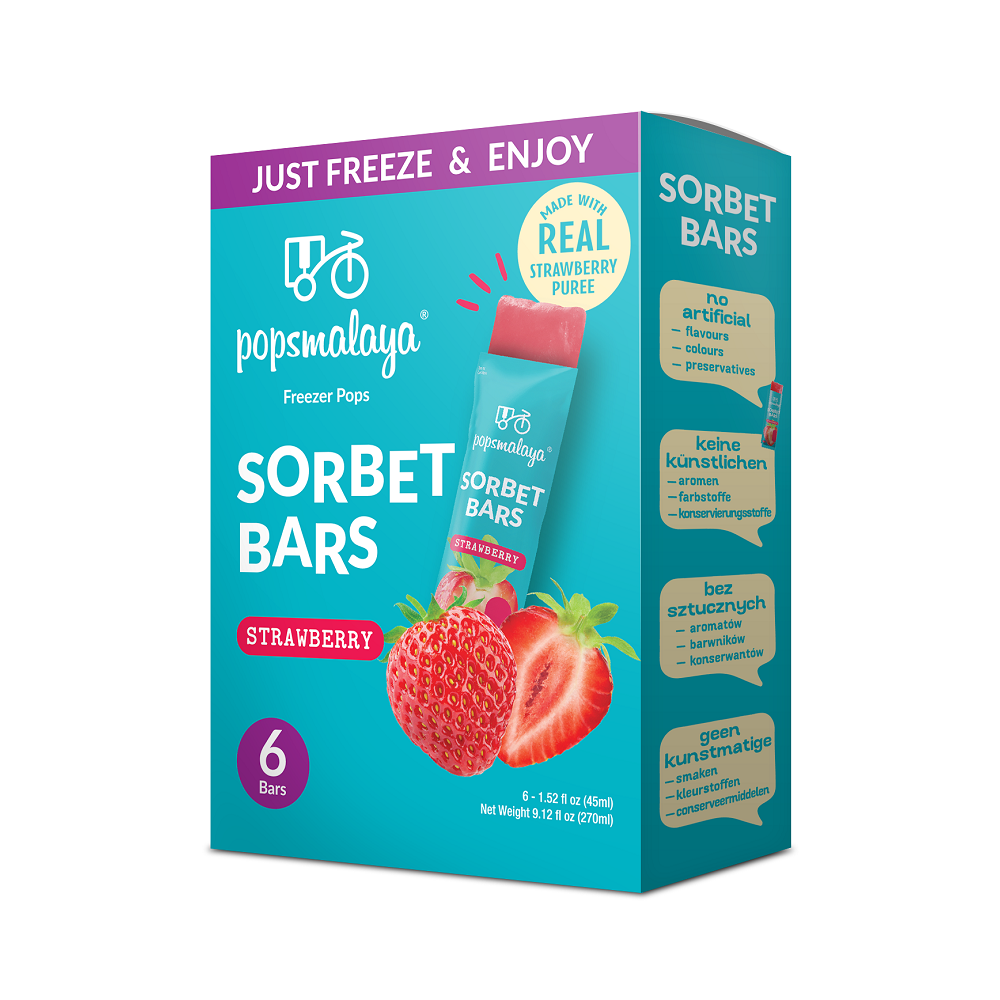 Popsmalaya Ice bar- Strawberry, , large