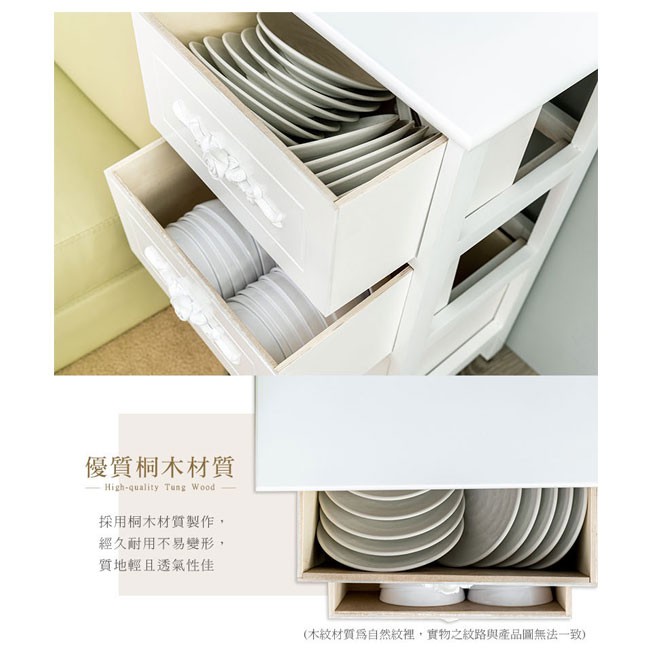 【Y HOUSE】European style four-layer drawer cabinet storage cabinet wooden drawer cabinet wooden storage cabinet, , large