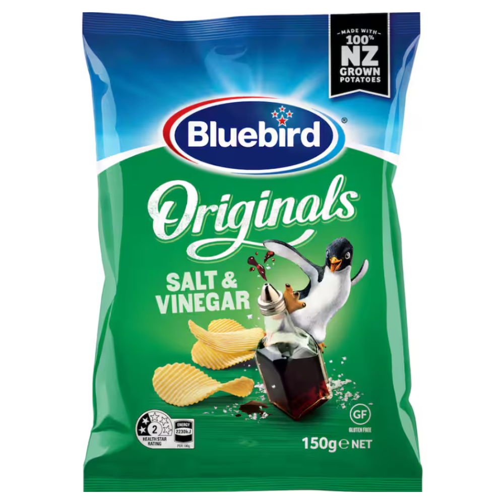 Bluebird Original Salt  Vinegar Chips, , large