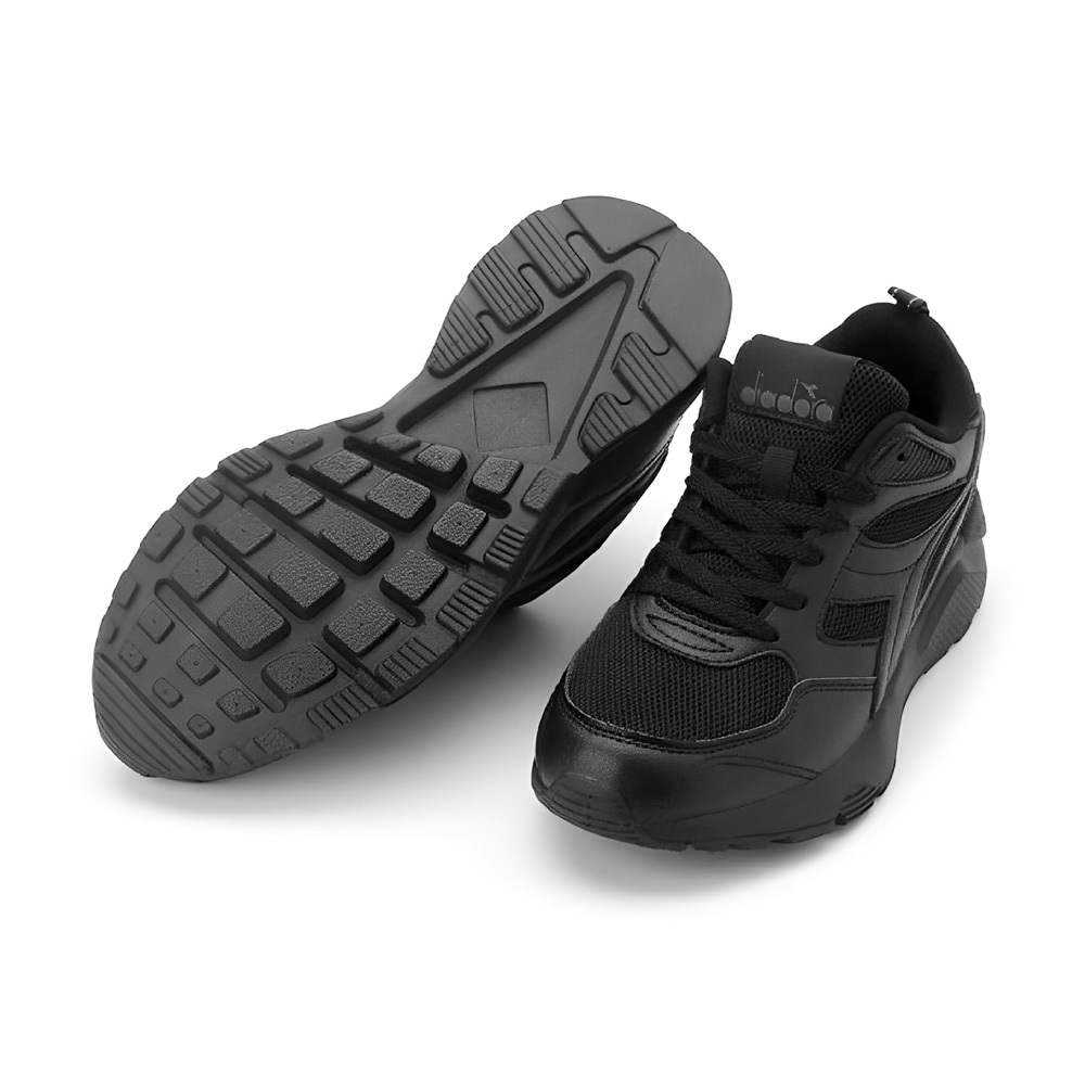 DIADORA迪亞多那 生活時尚運動鞋 男運動鞋 男鞋 好穿脫 透氣 散熱 排濕 穩定 保護後跟 抓地 防滑 白 黑, , large