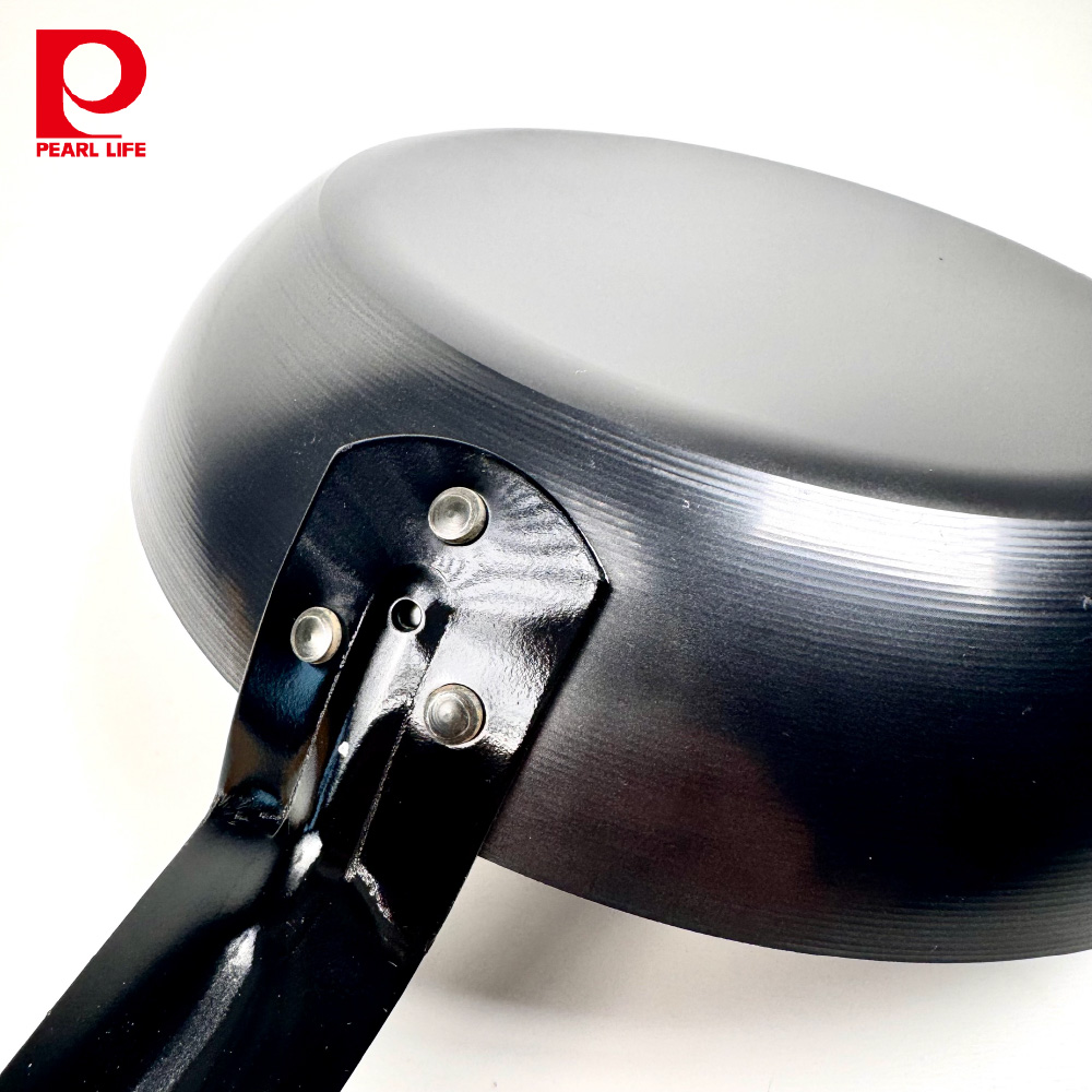 [Pearl] 燕三條 鐵炎之技  26cm 長柄平底鍋/平底鍋/鐵鍋/IH爐適用, , large
