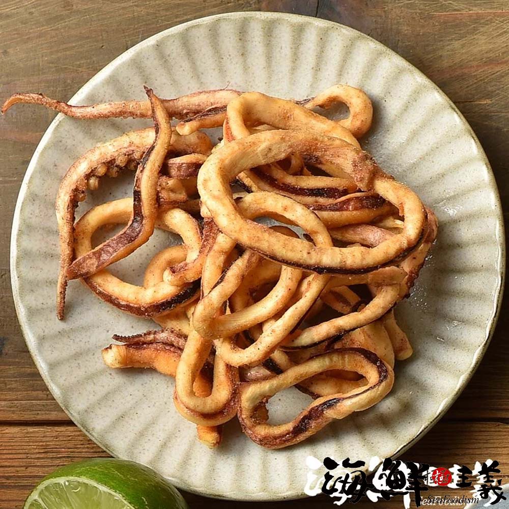 【海鮮主義】 超好吃咔啦系列 乾燥海鮮零食 咔啦魷魚-經典椒鹽(25g/包), , large