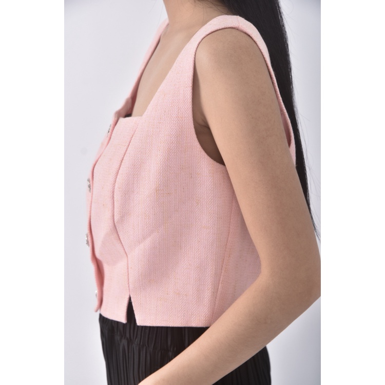 (L) air space lady小香風粉色上衣二手衣, , large