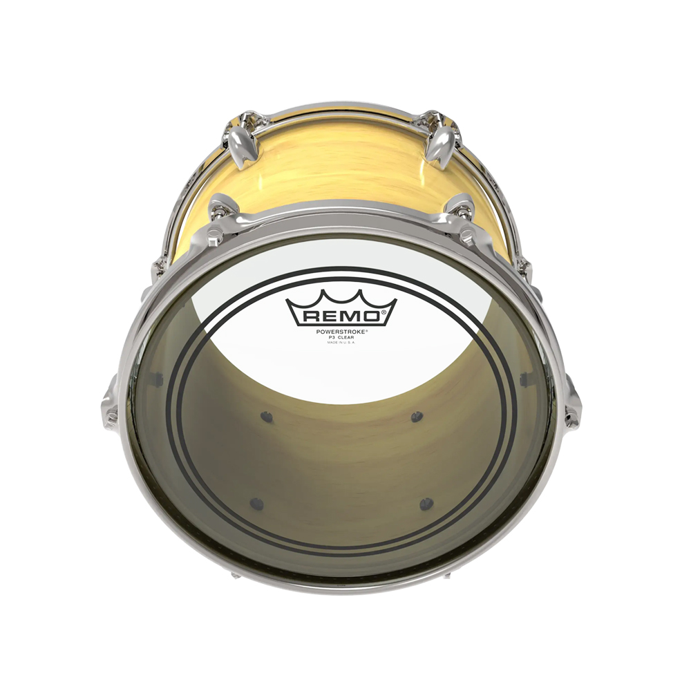 REMO Powerstroke P3 Clear BASS 大鼓單層透明鼓皮 24"【敦煌樂器】, , large