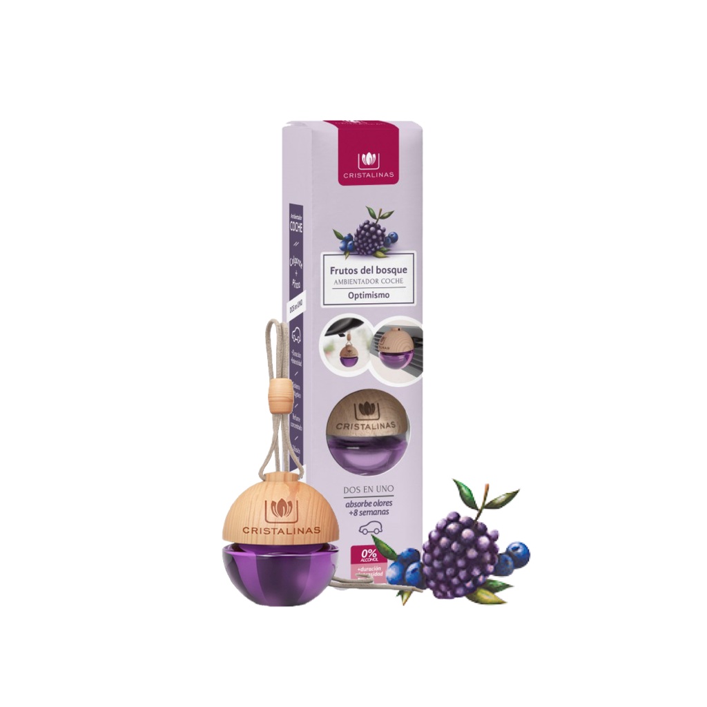 CRISTALINAS CAR AIR FRESHENER - FOREST FRUIT, , large
