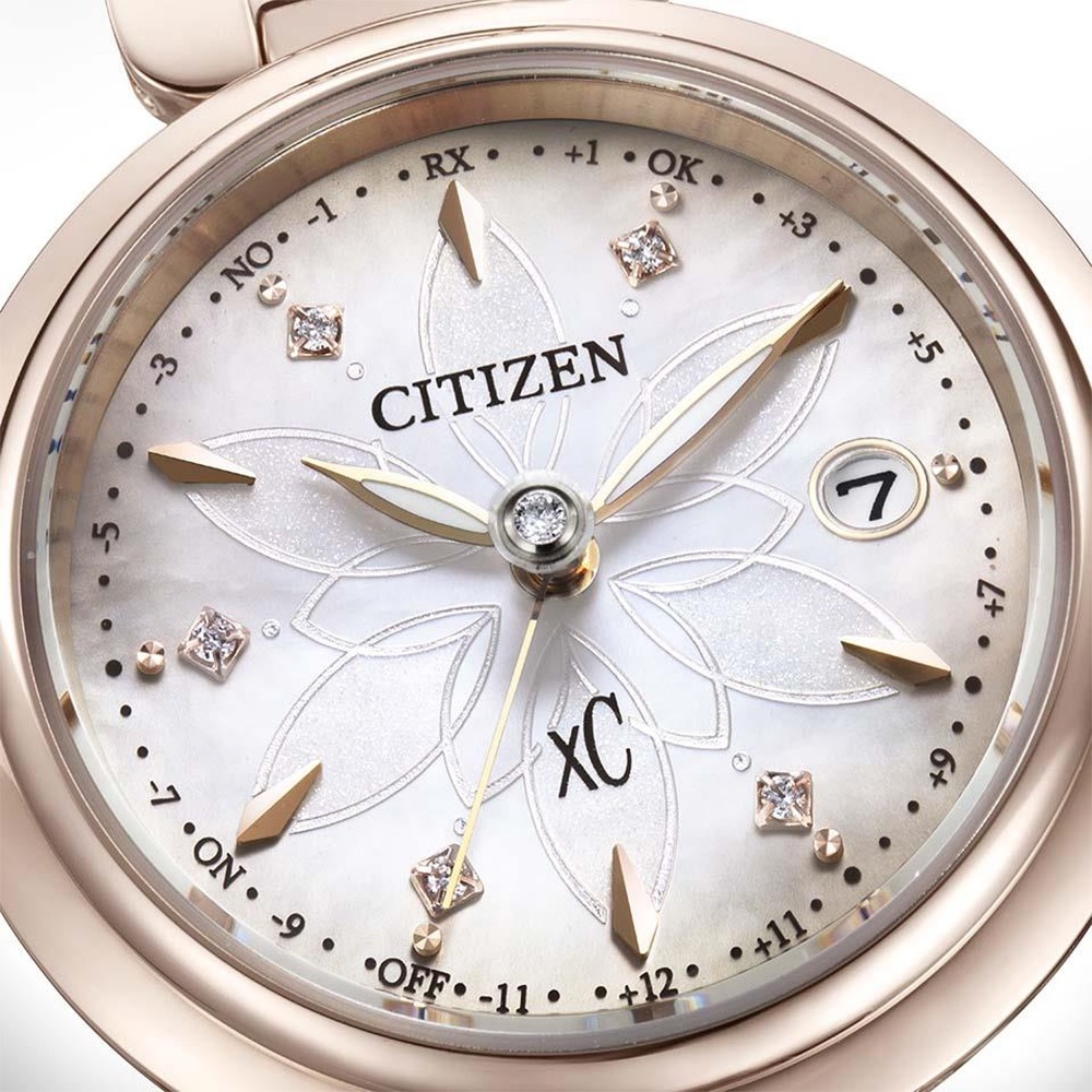 CITIZEN 星辰 XC 水耀光 光動能鈦金屬電波女錶 送禮推薦-29mm ES9467-71Y, , large