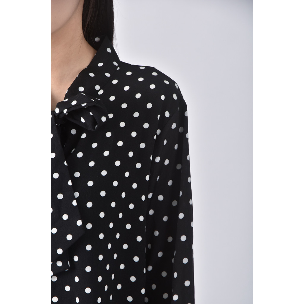 (L) 【金莎私服】點點黑色洋裝二手衣, , large