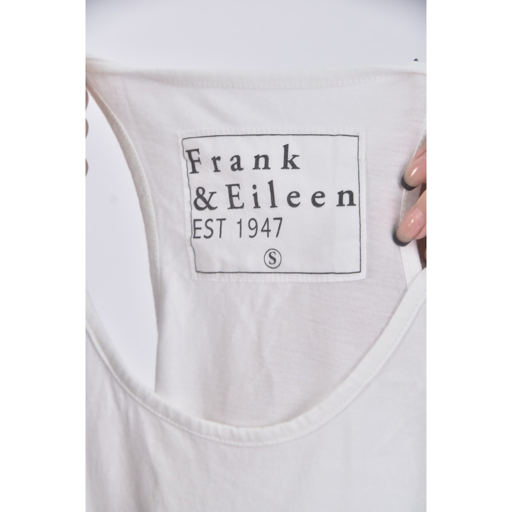 (S) frank eileen質感背心白色上衣二手衣, , large