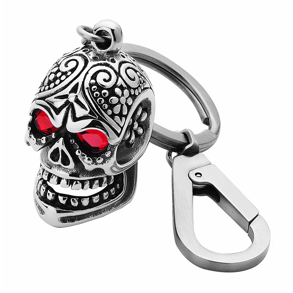 BOMBERG 炸彈錶 末日骷髏鑰匙圈 (KEYRG.SS.01.6), , large