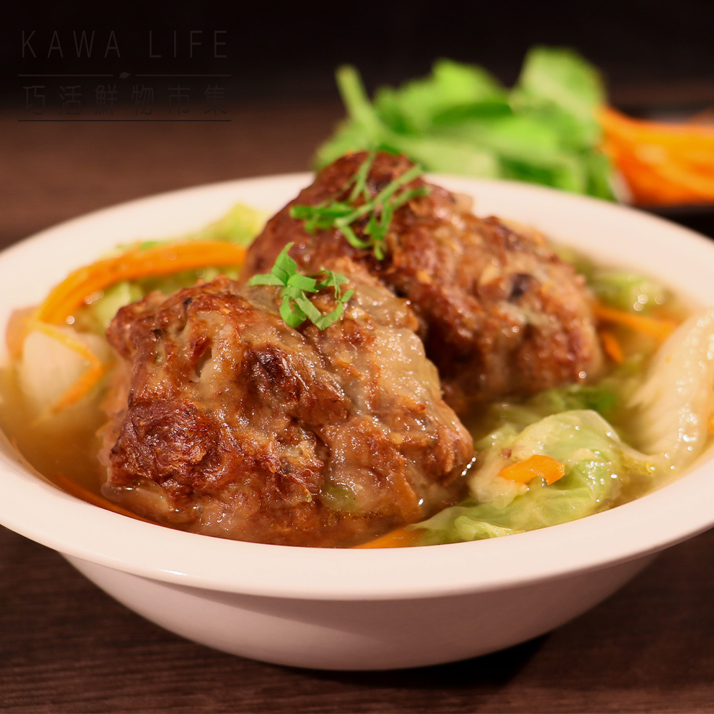 烏骨雞手工獅子頭(350g), , large